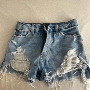 Abercrombie high rise shorts